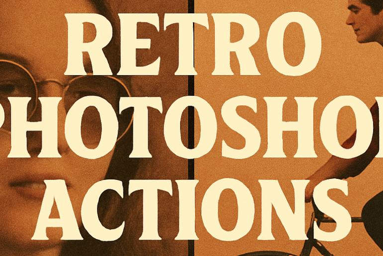 retro photoshop action