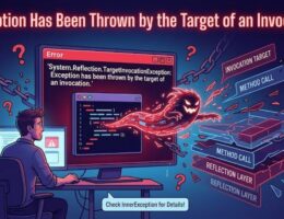 Exception Has Been Thrown by the Target of an Invocation