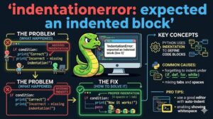 IndentationError: Expected an Indented Block — Why It Happens and How ...