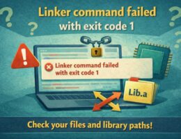 Linker Command Failed with Exit Code 1