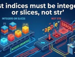 List Indices Must Be Integers or Slices, Not Str