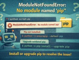ModuleNotFoundError