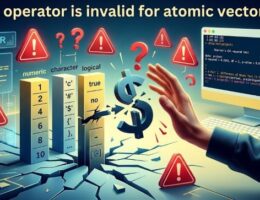 $ Operator Is Invalid for Atomic Vectors in R