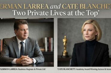 German Larrea and Cate Blanchett
