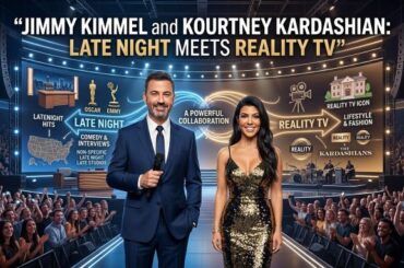 Jimmy Kimmel and Kourtney Kardashian