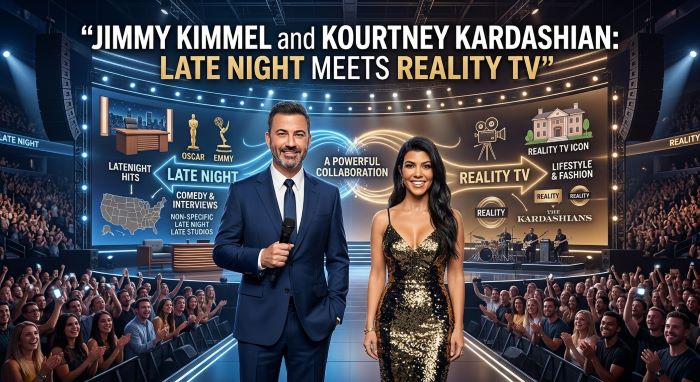 Jimmy Kimmel and Kourtney Kardashian