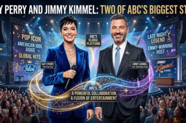 Katy Perry and Jimmy Kimmel