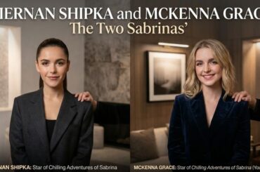 Kiernan Shipka and McKenna Grace