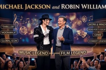 Michael Jackson and Robin Williams