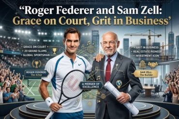 Roger Federer and Sam Zell